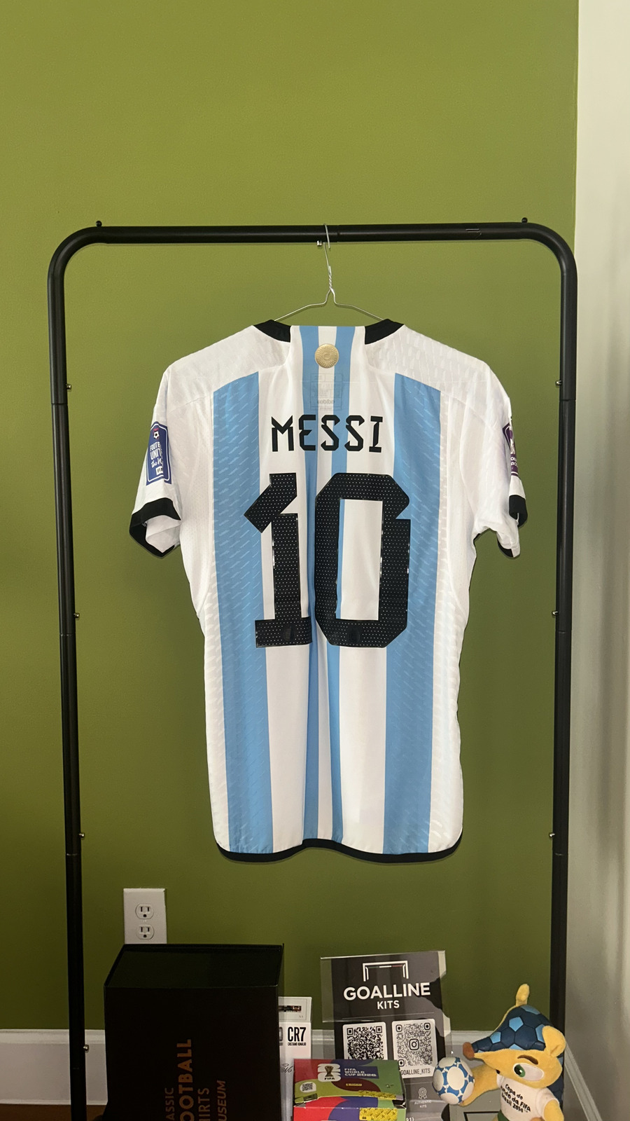 Argentina Home 2022 World Cup Messi 10 — Messi 10 (2)