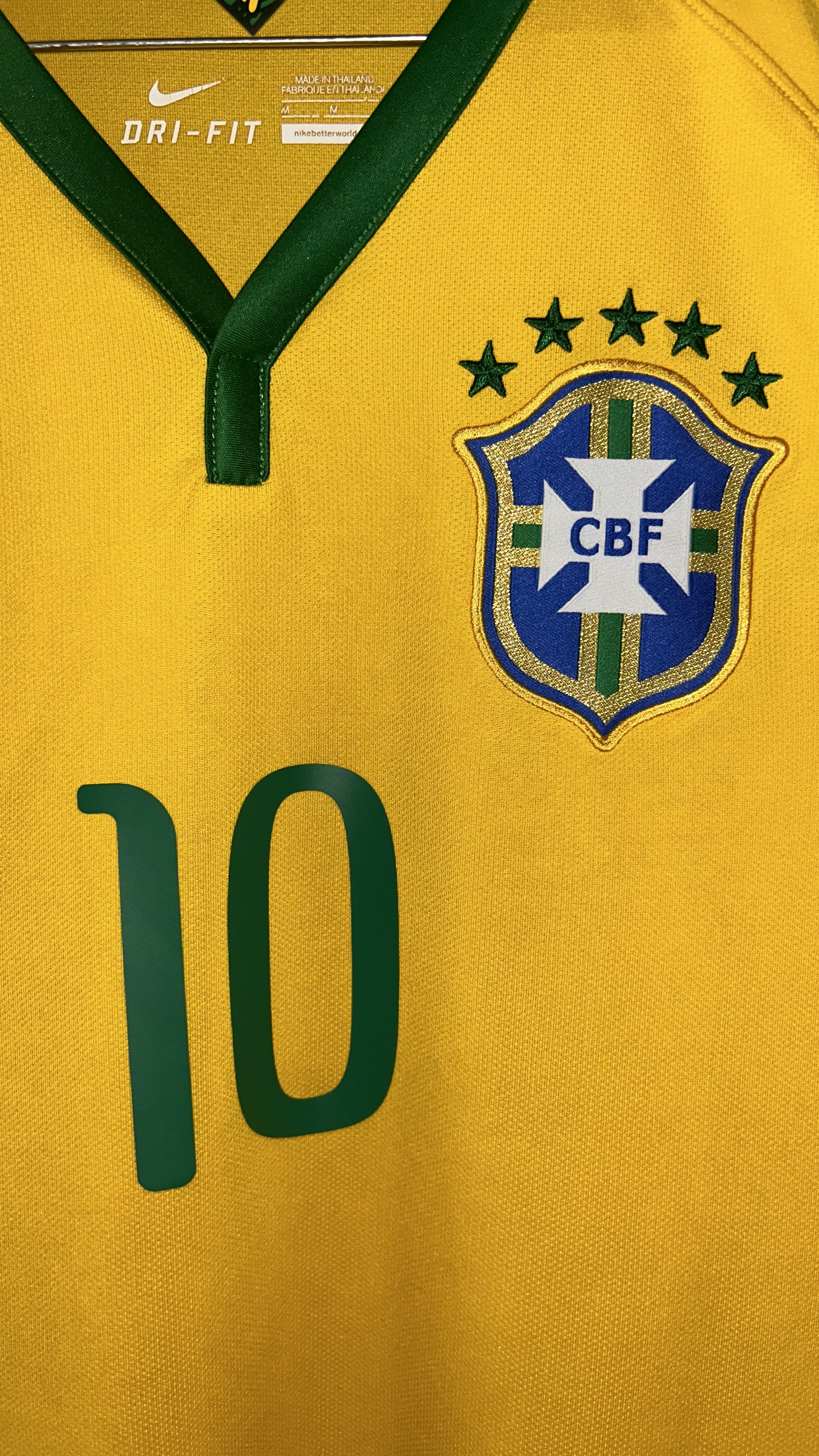 Brasil Home 2014 World Cup Neymar Jr 10 — Neymar Jr 10 (4)