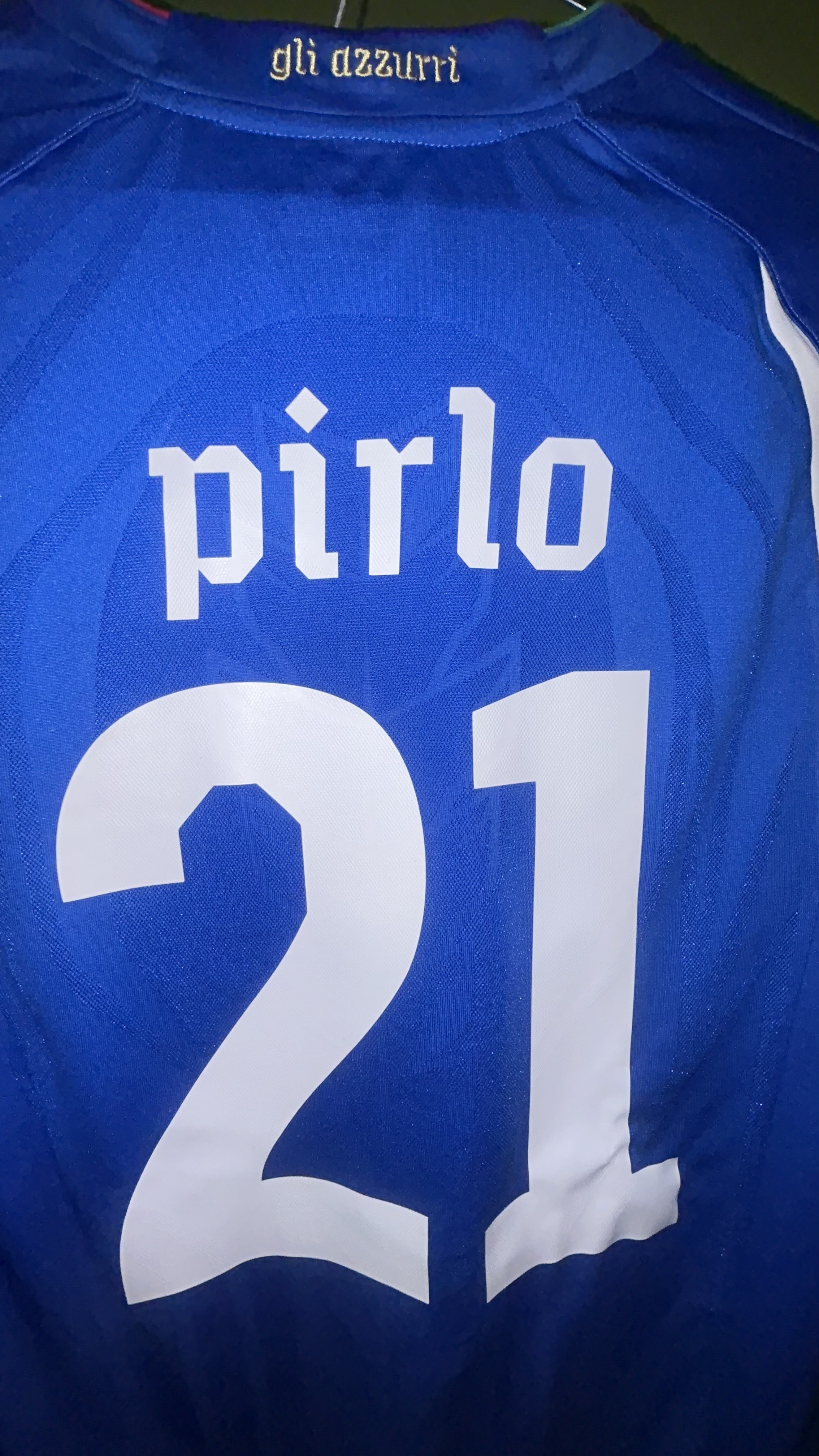 Italy Home 2010 World Cup Pirlo 21 — Pirlo 21 (4)