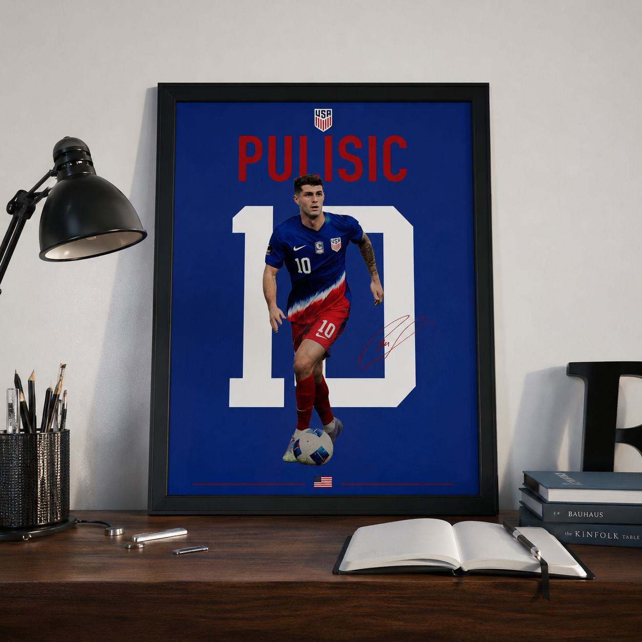 Christian Pulisic USA Poster — Pulisic 10 USA poster (1)