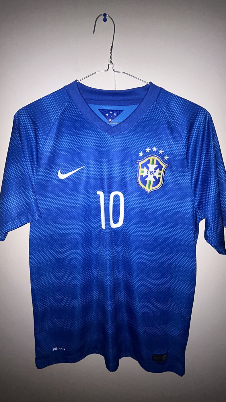 Brasil Away 2014 World Cup Neymar Jr 10 — Neymar Jr 10 (3)