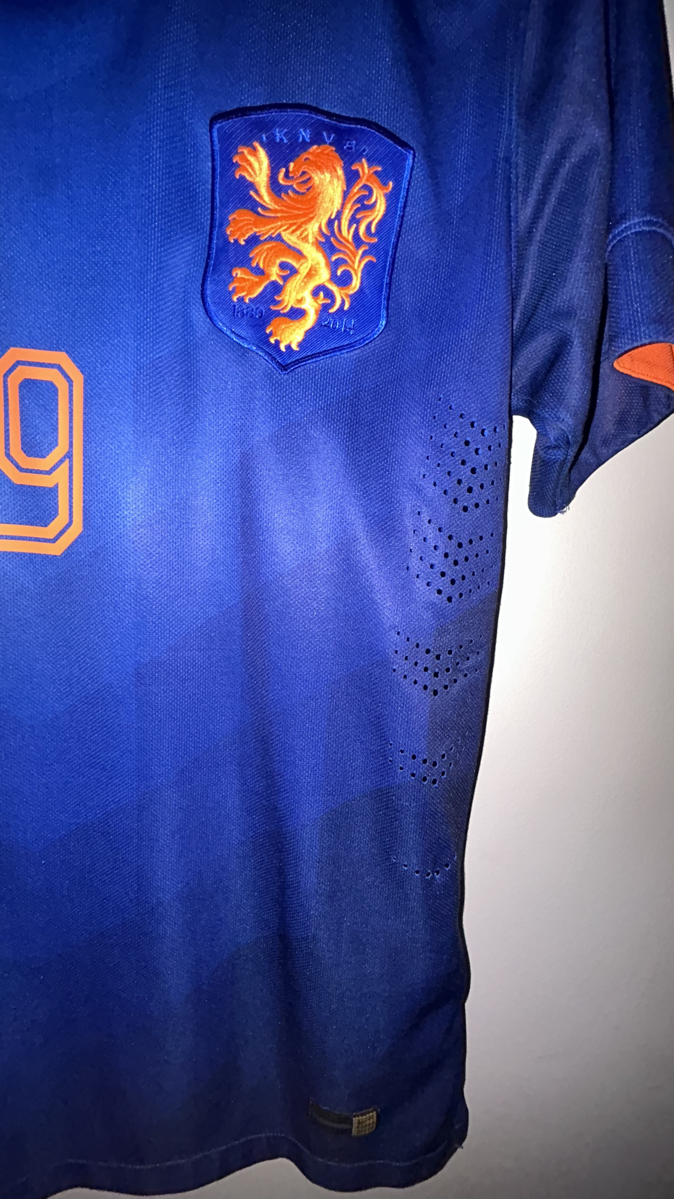 Netherlands Away 2014 World Cup Van Persie 9 — V. Persie 9 (4)