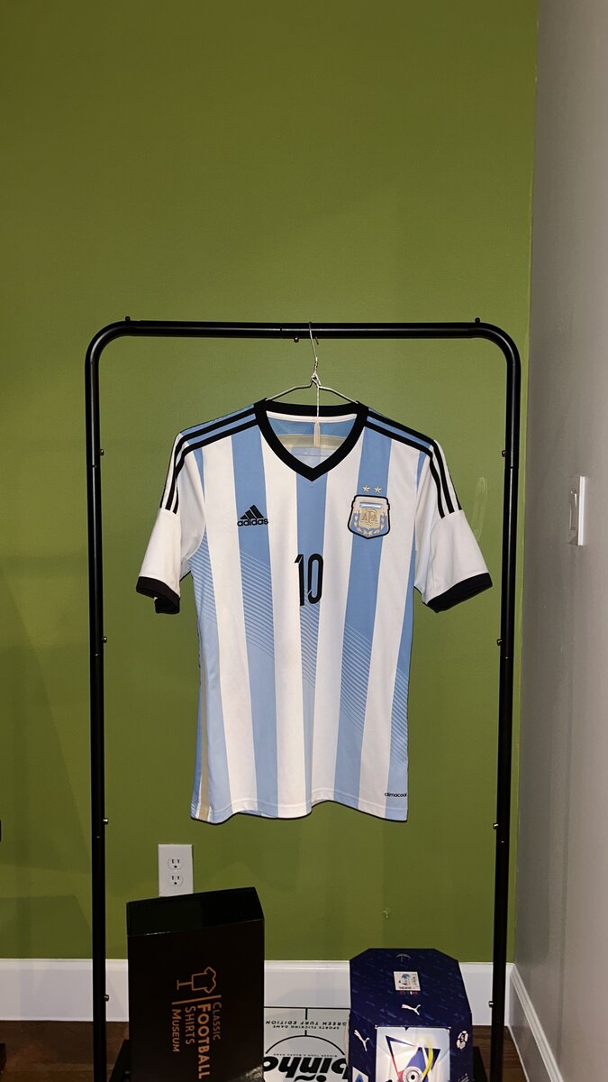 Argentina Home 2014 World Cup Messi 10 — Messi 10 (1)